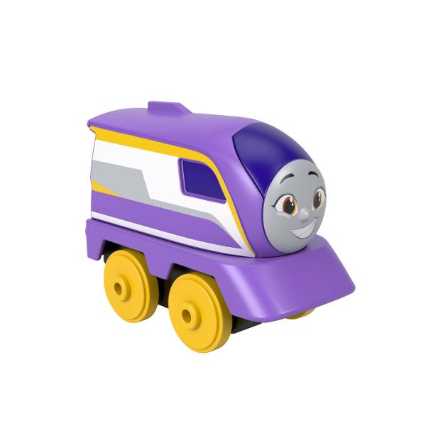 Copiii pot crea nenumarate aventuri pe Insula Sodor din Thomas the Train All Engines Go cu aceste tobogane din plastic de la Fisher-Price Fiecare roller coaster se bazeaza pe un personaj preferat din serie Fiecare personaj se vinde separat si in functie de disponibilitate Compatibil cu toate seturile Thomas the Train Seturile vandute separat si in functie de disponibilitate Acest pachet contine personajul Kana