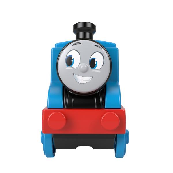 Copiii pot crea nenumarate aventuri pe Insula Sodor din Thomas the Train All Engines Go cu aceste tobogane din plastic de la Fisher-Price Fiecare roller coaster se bazeaza pe un personaj preferat din serie Fiecare personaj se vinde separat si in functie de disponibilitate Compatibil cu toate seturile Thomas the Train Seturile vandute separat si in functie de disponibilitate Acest pachet contine personajul Thomas