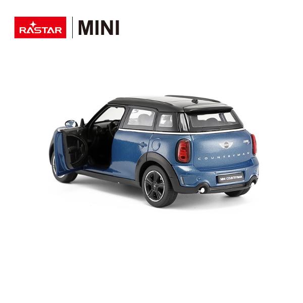 Masinuta are proportiile ideale pentru momente pline de distractie si amuzament avand dimensiunile in centimetri dupa cum urmeaza  1776 Masinuta metalica MiniCooper scara 1 la 24 are anvelope de cauciuc si un design detaliat interior-exterior realizat din materiale metalice turnate cu accesorii realizate din material plastic de calitate superioara Copilul dumneavoastra se poate juca in voie cu masina metalica MiniCooper de la brandul international Rastar Nicio cursa nu este imposibil 