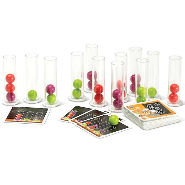 Nebunie in laborator Genialul Dr Eureka are experimente importante de finalizat si are nevoie de ajutorul tau Trebuie sa&nbsp; rezolvi formulele sale stiintifice prin amestecarea moleculelor din fiecare eprubeta fara sa le atingi cu mainile&nbsp; goale Aranjeaza-le primul in ordinea corecta corespunzatoare fiecarei formule&nbsp; in parte si vei demonstra ca esti cel mai bun asistent al vestitului savantDr Eureka este un joc dinamic si atractiv pentru toata familia ce 