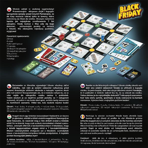 Participa a vanzari incitante Prinde toate ofertele bune inainte ca alti clienti sa profite de ele Plimba-te printre rafturile magazinului si cumpara obiectele dorite inaintea celorlalti Nu uita ca poti sa duci la casa numai articole care incap in carucior Obiectivul tau este sa finalizezi 7 liste de cumparaturi cat mai repede posibil Dupa ce unul dintre voi indeplineste acest obiectiv adunati-va punctele vizibile de pe cartonasele lista Jucatorul care are cele mai multe puncte castiga 