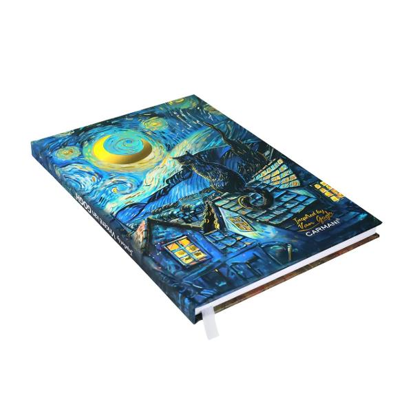 Bloc notes Van Gogh inspirat din Noapte Instelata 21x145 cm 80 file 0215060