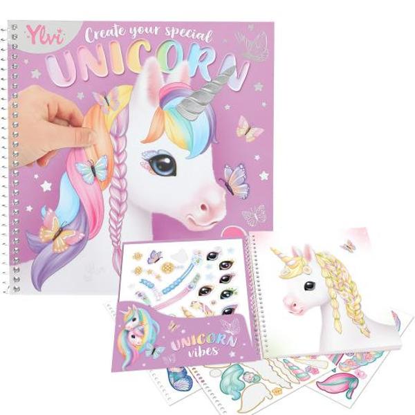 Unicorni de aproape &Icirc;n cartea de stickere &bdquo;Create your special Unicorn&rdquo; de la Ylvi pute&539;i crea capete de unicorn frumoase pe 24 de pagini Include 11 coli de stickere Spirala practic&259; pentru rasfoit pagini cu usurinta