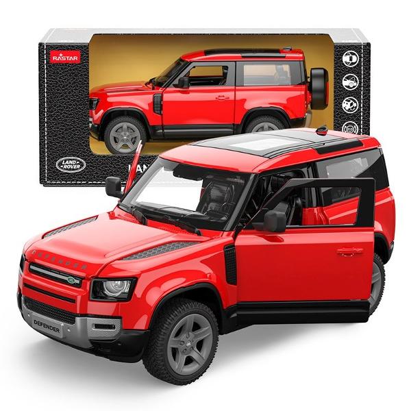 Masinuta are proportiile ideale pentru momente pline de distractie si amuzament avand dimensiunile in centimetri dupa cum urmeaza  1888453 Masinuta metalica Land Rover Defender 90 Rosu scara 1 la 24 are anvelope de cauciuc si un design detaliat interior-exterior realizat din materiale metalice turnate cu accesorii realizate din material plastic de calitate superioara Copilul dumneavoastra se poate juca in voie cu masina metalica Land Rover Defender 90 Rosu de la brandul international 