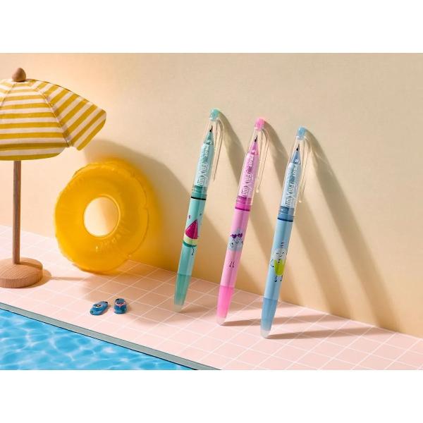Roller cu cerneal&259; termosensibil&259; Pilot Frixion Ball Fancy Pool 07 mm &ndash; Editie LimitataDescoper&259;&nbsp;Roller-ul Pilot Frixion Ball Fancy Pool 07 mm instrumentul ideal pentru scris &537;ters &537;i rescris f&259;r&259; griji Disponibil &icirc;n culori vibrante &537;i personaje simpatice fiecare roller ofer&259; o experien&539;&259; unic&259; datorit&259; cernelei&nbsp;termosensibile&nbsp;care se &537;terge 