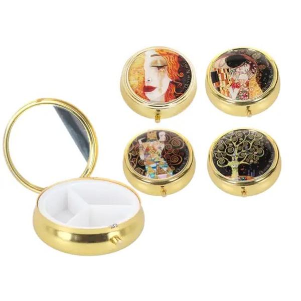 Cutie pentru pilule Gustav Klimt 5320951Important Acest produs este disponibil in mai multe variante Nu se poate alege modelul se livreaza aleatoriu in functie de stoc