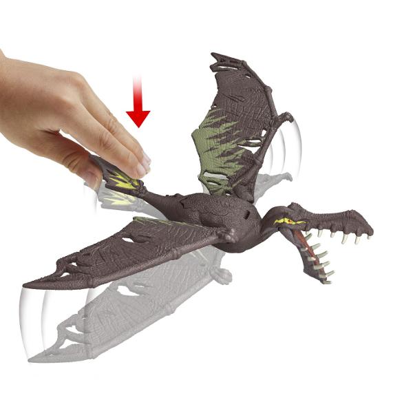 Aceste figurine de actiune cu dinozauri Strike Attack inspirate de Jurassic World Dominion au o singura functie de lovire articulatii mobile forma si culoare realiste Aduceti dinozaurul &bdquola viata&rdquo folosind Realitatea Augmentata Scaneaza codul de urmarire ascuns in aplicatia gratuita Jurassic World Facts cu un dispozitiv inteligent compatibil Android sau iOS nu este inclus pentru a debloca experiente si jocuri AR Culorile si stilurile pot varia Copiii pot explora 