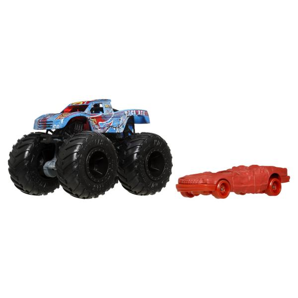 Asortimentul cu lansator de inamici de oras Hot Wheelsdispune de doi inamici preferati de copii tiranozaurul si rechinul sub forma de lansatoare grozave de masini vandute separat Atat lansatorul dinozaur Hot Wheels cat si lansatorul rechin Hot Wheels dispun de provocari grozave in care copiii trebuie sa lanseze masinile cu forta potrivita sau risca sa ramana blocati in falcile inamicului Copiii se pot juca si separat cu aceste jucarii compacte pentru super distractie la scara mai mica 