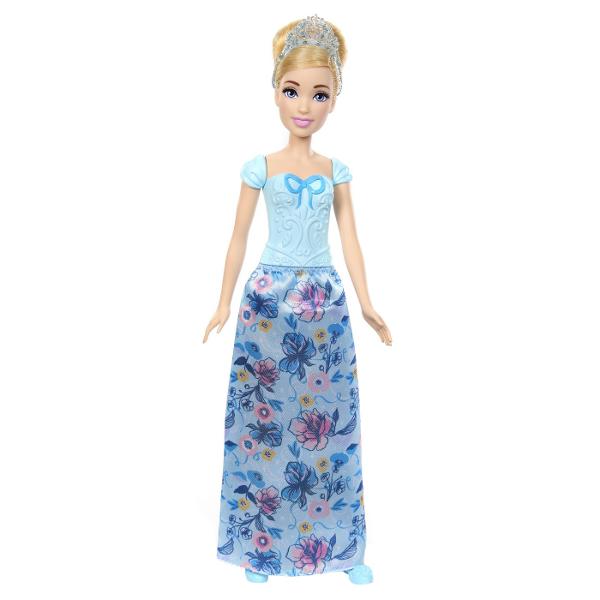 Aceasta papusa din colectia Disney Princess aduce farmecul povestilor clasice intr-o forma moderna si eleganta Modelul este realizat cu atentie la detalii avand o rochie lunga colorata si decorata cu imprimeuri inspirate din universul Disney Parul este coafat cu grija iar expresia delicata a fetei completeaza aspectul prietenos si magic al papusii Papusa este usor de manevrat fiind potrivita pentru joaca zilnica si pentru scenarii imaginative Designul robust si materialele rezistente 
