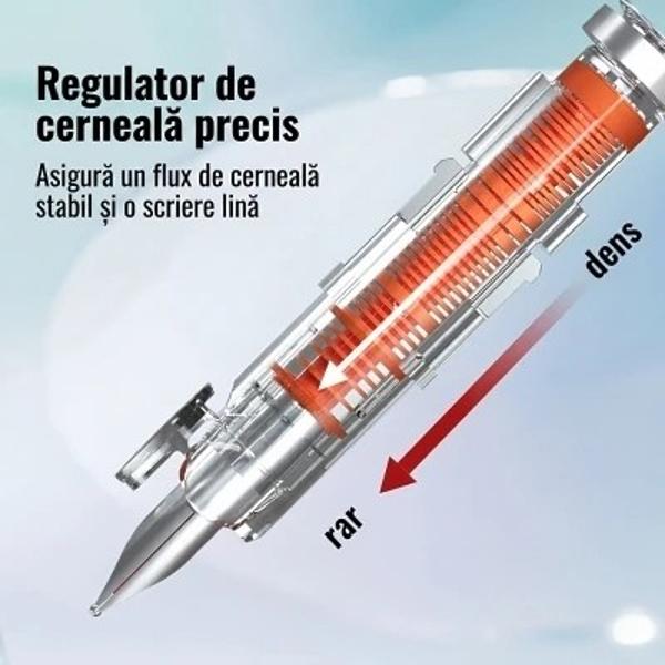 Stiloul retractabil Writech &icirc;mbin&259; elegan&539;a &537;i func&539;ionalitatea modern&259; &icirc;ntr-un instrument de scris premium ideal at&acirc;t pentru &537;coal&259; c&acirc;t &537;i pentru birou Designul retractabil inovator ofer&259; confort sporit &icirc;n utilizare &537;i elimin&259; grija pierderii capaculuiPrev&259;zut cu mecanism tip click silen&539;ios stiloul permite utilizarea rapid&259; &537;i practic&259; printr-o simpl&259; 