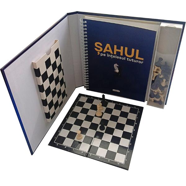 Primii pa&537;i &icirc;n lumea &537;ahului devin mai simpli &537;i mai pl&259;cu&539;i cu aceast&259; carte conceput&259; special pentru &icirc;ncep&259;tori Explica&539;iile clare &537;i accesibile &icirc;i ajut&259; pe cititori s&259; &icirc;n&539;eleag&259; pas cu pas mut&259;rile de baz&259; tacticile esen&539;iale strategiile de atac &537;i tehnicile de ap&259;rare &Icirc;n plus setul ofer&259; tot ce este necesar pentru exersare imediat&259; cartea piesele de 