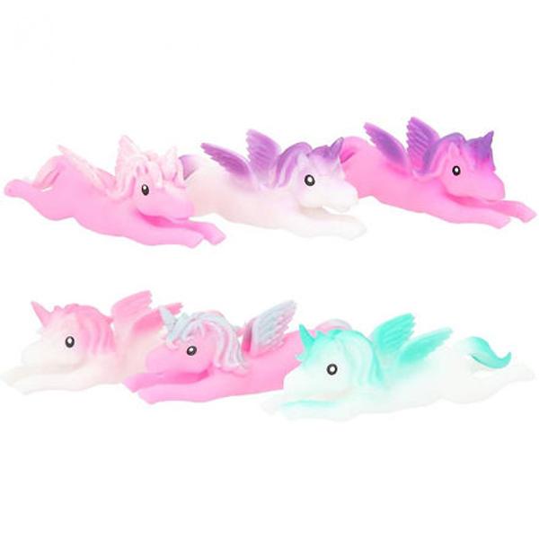 Unicorn In zbor Daca Intindeti animalul magic din plastic moale peste deget si Il lasati sa plece acesta mareste prin aer si chiar se lipeste pentru scurt timp pe suprafete netede Disponibil In 3 culori diferite; poate fi curatat cu apa si sapunAtentie Pretul afisat este per bucata Nu se poate alege culoarea