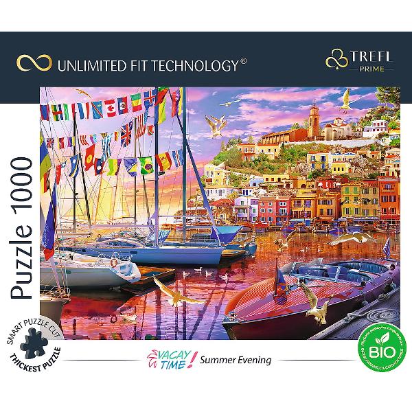 Seria Prime UFT de la Trefl ii va captiva pe toti amatorii de puzzle-uri Prin ce se remarca Prin Unlimited Fit Technology o tehnologie unica prin cel mai gros carton de pe piata si prin forma speciala a pieselor neregulata Aceste puzzle-uri pot fi mutate si rotite fara riscul de a se imprastia si asta nu e tot Poti folosi toate puzzle-urile Prime UFT cu acelasi numar de piese pentru a crea un puzzle urias Creeaza-ti propriul colaj cu puzzle-urile Prime de la Trefl Cauti un mod placut 