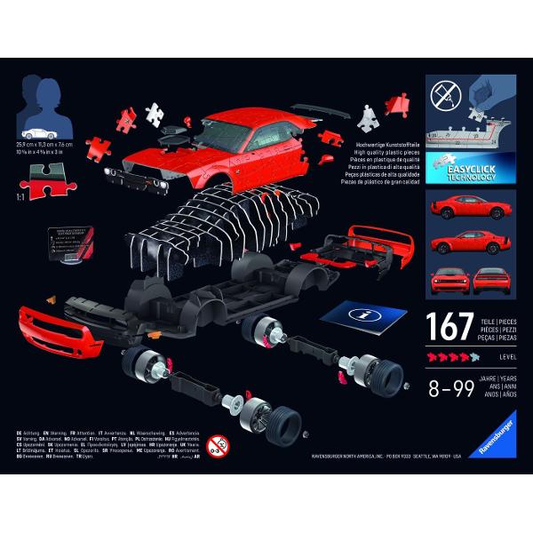 Descopera colectia de Puzzle-uri 3D Ravensburger Iconics care fascineaza Cunoaste colectia tridimensionala de masini cult creata pentru pasionatii de automobilism Detaliile redate cu precizie aspectul realist si rotile mobile impresioneaza Dupa asamblare vor deveni o decoratiune frumoasa pentru interiorul tau O experienta unica de imbinare a pieselor si de construire a unui model tridimensional Detalii redate fidel si roti mobile O decoratiune frumoasa pentru orice interior 