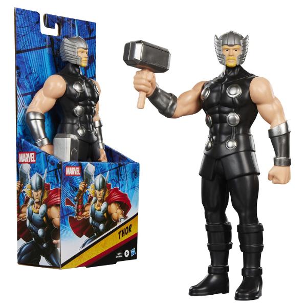 Figurina de actiune Marvel cu inaltimea de aproximativ 20 cm inspirata de indragitii supereroi din universul Marvel Designul detaliat si culorile specifice fiecarui personaj permit recrearea scenelor preferate si inventarea unor noi aventuri pline de actiune Figurina este potrivita pentru joaca de rol contribuind la dezvoltarea imaginatiei si creativitatii copiilor dar poate fi folosita si ca obiect de colectie Colectia poate include personaje precum Iron Man Spider-Man Hulk Captain 