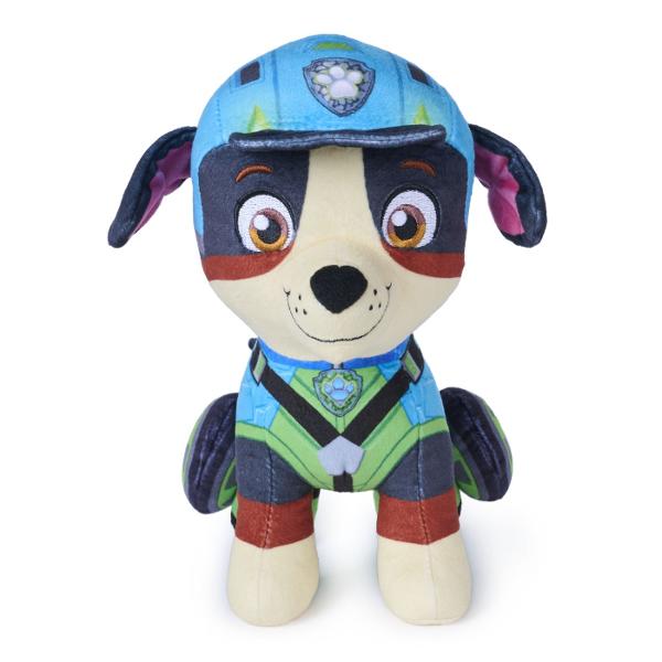 Figurina de plus Patrula Catelusilor Filmul cu Dinozauri Pup Pals este inspirata de personajele indragite din aventurile Patrula Catelusilor si este realizata din material moale si placut la atingere Designul colorat detaliile brodate si tinutele tematice inspirate din film transforma fiecare personaj intr-un companion potrivit pentru joaca imbratisari sau colectie Copiii pot recrea aventurile preferate sau pot inventa propriile misiuni alaturi de eroii Patrula Catelusilor Produsul se vinde 