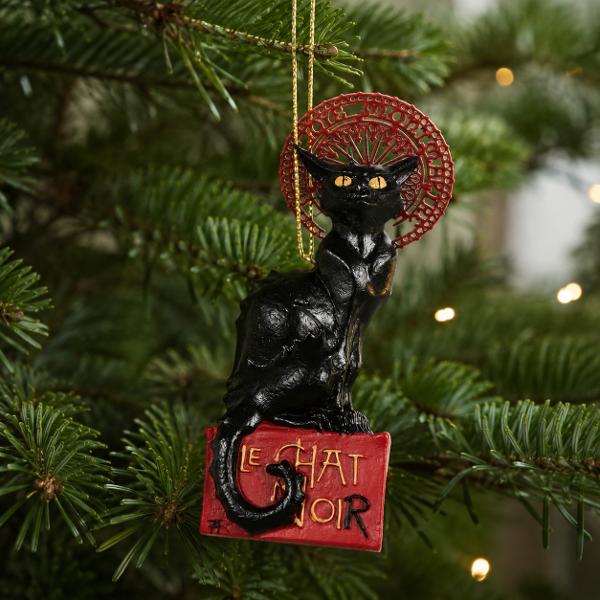Ornament artistic inspirat de celebra pisic&259; neagr&259; a lui Steinlen din afi&537;ul din 1896 al spectacolului Tourn&eacute;e du Chat Noir  creat pentru legendarul cabaret parizian Le Chat Noir&icirc;n&259;l&539;ime 105 cm&nbsp;Pisica neagr&259; a lui Th&eacute;ophile-Alexandre Steinlen 1859&ndash;1923 a devenit una dintre cele mai emblematice imagini ale 