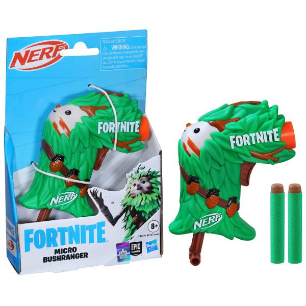 Nerf x Fortnite Micro Shots si adu in viata reala bataliile din universul Fortnite Intra in lupta cu aceste versiuni miniportabile ale blasterelor NERF cu design adaptat dupa cel al armelor din joc Fiecare blaster trage cate un proiectil pe rand si vine in pachet alaturi de 2 proiectile  Trage de maner in jos pentru a incarca apoi apasa pe tragaci pentru a trage Acum iti poti lua blasterul NerfxFortnite Micro Shots oriunde alaturi de tine pentru distractie maxima Disponibiltatea poate 