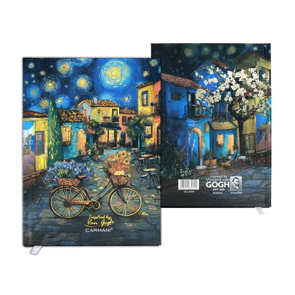 Las&259;-te inspirat de frumuse&539;ea artei &537;i transform&259; fiecare idee &icirc;ntr-o mic&259; oper&259; de crea&539;ie cu bloc notes-ul Van Gogh Cu un design deosebit inspirat de universul artistic al celebrului pictor Vincent van Gogh acest bloc notes &icirc;mbin&259; elegan&539;a cu func&539;ionalitatea fiind perfect pentru noti&539;e g&acirc;nduri &537;i idei creativeCele 