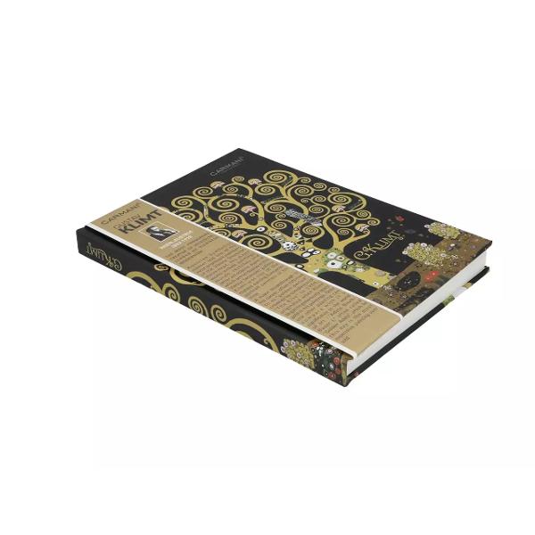 Transform&259; fiecare idee &icirc;ntr-un moment de inspira&539;ie cu acest elegant bloc notes inspirat de celebra oper&259; &bdquo;Pomul Vie&539;ii&rdquo; a lui Gustav KlimtCu un design artistic deosebit inspirat de stilul inconfundabil al pictorului austriac bloc notesul aduce un plus de elegan&539;&259; &537;i originalitate oric&259;rui birou Motivele decorative &537;i simbolistica 