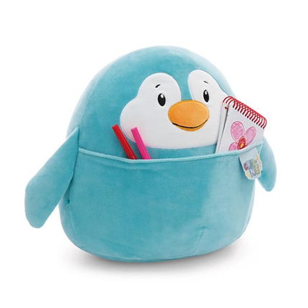 Pinguinul nostru NICI&nbsp; este un companion irezistibil de moale &537;i pl&259;cut la atingere perfect pentru momente de relaxare &537;i &icirc;mbr&259;&539;i&537;&259;ri reconfortante Acest pinguin adorabil are un corp dr&259;g&259;la&537; &537;i rotunjor de un albastru deschis cu aripioare laterale mici o burtic&259; alb&259; pufoas&259; &537;i moale &537;i un cioc galben aprins Confec&539;ionat dintr-un material special elastic &537;i incredibil de moale cu o 