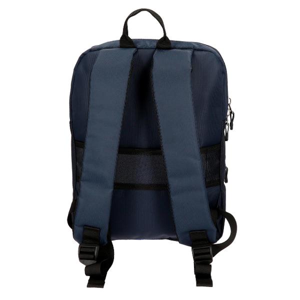 Rucsac Roll Road Stock - bretele ajustabile  ergonomice culoare albastru compartiment special pentru laptop dimensiune 27x36x12 cm material poliester 1 compartiment 1 buzunar frontal maner superior