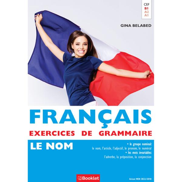Le nom vine in intampinarea celor ce studiaza limba franceza la nivel incepator si intermediar Datorita grilei de raspunsuri de la final materialul poate fi folosit deopotriva la clasa dar si in studiul individual Fiind in primul rand gandit ca un instrument de lucru Le nom insumeaza cele mai importante notiuni gramaticale Acestea sunt foarte clar structurate facilitand intelegerea si retinerea conceptelor propuse Datorita tipurilor diverse de exercitii propuse de asociere de 
