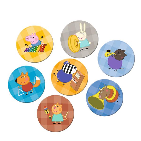 Memory este un joc popular de memorie si perceptie care a castigat inimile jucatorilor din intreaga lume De data aceasta Peppa Pig si prietenii ei te invita sa joci Pe casetele de carton veti gasi personaje ale unor desene animate iubite pentru copii intitulate Purcelusul Peppa Descoperiti Combina aceleasi ilustratii in perechi si distreaza-te cu Peppa