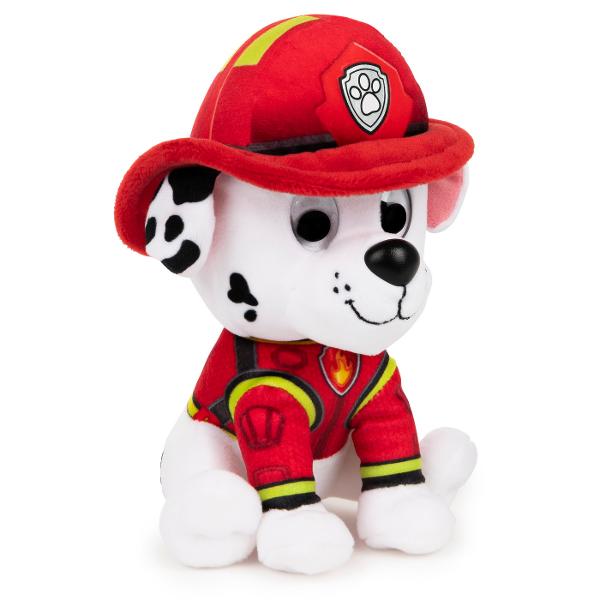 Catelusii curajosi de la Paw Patrol sub forma de animale de plus dragute de la marca GUND sunt gata sa salveze situatia Jucaria de plus Marshall de 15 cm poarta o uniforma tipica Paw Patrol El este un partener excelent pentru fiecare fan Paw Patrol Materialul de plus are o suprafata lavabila si este potrivit pentru copiii de la varsta de un an