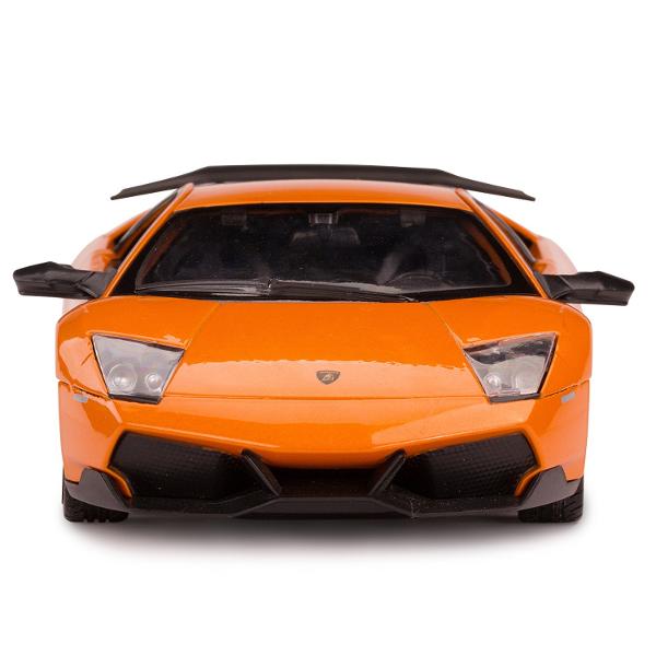 Masinuta are proportiile ideale pentru momente pline de distractie si amuzament avand dimensiunile in centimetri dupa cum urmeaza  196935 Masinuta metalica Lamborghini Murcielago LP670-4 scara 1 la 24 are anvelope de cauciuc si un design detaliat interior-exterior realizat din materiale metalice turnate cu accesorii realizate din material plastic de calitate superioara Copilul dumneavoastra se poate juca in voie cu masina metalica Lamborghini Murcielago LP670-4 oferita de brandul 
