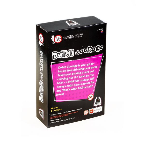 Noroc este un joc pentru adulti peste 18 ani din seria Witty Hooligan &Icircn ea jucatorii trebuie sa urmeze sarcinile cartilor pe care le extrag din pachet Sunt cele mai variate si provocatoare dar daca vreuna dintre ele pare prea indecenta pentru a fi executata o poti inlocui cu 50 g de alcool pentru curaj la urmatoarea extragere de pe pachet Pachetul contine 84 de carti Jocul se poate juca in 2-10 jucatori