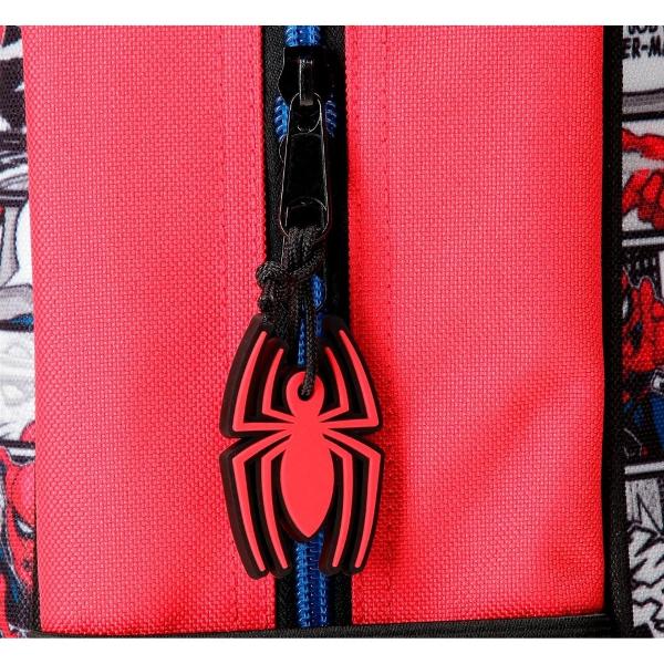 Ghiozdan grupa 0 32 cm Spiderman Comic - material poliester 1 compartiment culoare multicolor cu imprimeu personaj Spiderman bretele ajustabile  ergonomice dimensiune 25x32x12 cm maner superior 2 buzunare laterale 1 buzunar frontal inchidere cu fermoar Spiderman priveste in jurul tau Prin ochii reflectanti de pe rucsacuri trolere valize si genti de umar ale acestei colectii veti simti ca super-eroul Spiderman vegheaza la tot ce se intampla in jurul vostru 