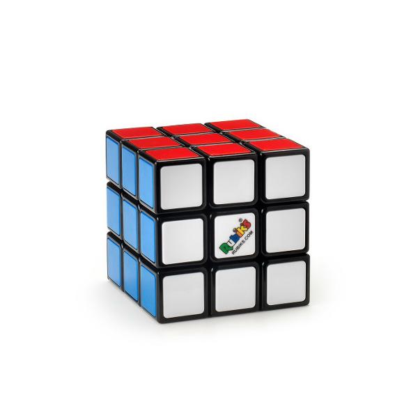 Cubul Rubik este versiunea 3x3 a celebrului cub Rubik Cubul lui Rubik este un joc problema de tip puzzle Clasicul pentru strategii este un cub truc pentru promovarea gandirii spatiale Scopul jocului este de a aduce cubul in pozitia sa de baza Adica culorile laturilor trebuie sa ofere o culoare uniforma Un mecanism de pivoti permite rotirea independenta a fiecarei fete si astfel amestecarea culorilorPentru rezolvarea jocului fiecare fata trebuie sa aiba o singura culoare