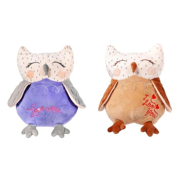 Jucarie de plus bufnita Sonia 30cm Dragalasa bufnita este in cautare de un prieten care sa o alinte si sa o iubeasca ochii mari va vor fermeca Inca din primele luni de viata copiii isi aleg jucarii de plus si sunt fascinati de ele Animalele din plus sunt primele jucarii de care cei mici incep sa se ataseze Cu siguranta si noi am avut acea jucarie de care nu ne-am despartit inca din copilarie Jucariile de plus sunt utile educative si contribuie eficient la dezvoltarea fizica si psihica a 