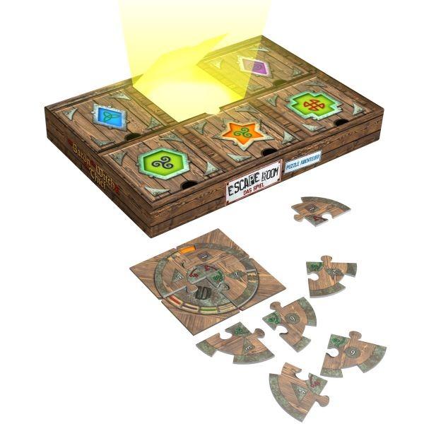 Jocul de societate Escape Room Aventura Puzzle Baronul Vr&259;jitoarea &537;i Ho&539;ul ofer&259; distrac&539;ie pentru întreaga familie dar poate fi jucat &537;i singur În acest joc provocator imprevizibil trebuie s&259; rezolvi diverse sarcini logice &537;i puzzle-uri complicate împreun&259; cu colegii t&259;i Secretul este dezv&259;luit pas cu pasJocul testeaz&259; abilit&259;&539;ile de comunicare gândirea logic&259; creativitatea 