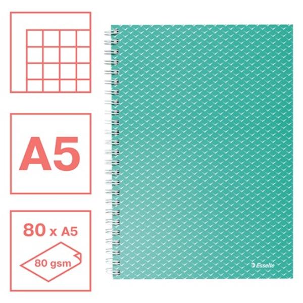 Descoperi&539;i culorile luminoase ale naturii pentru a crea un spa&539;iu de lucru pozitiv cu gama ColourBreeze de la Esselte Conceput pentru a v&259; men&539;ine organizat &537;i motivat &icirc;n timp ce studia&539;i sau la serviciu finisajul modern &537;i culorile relaxante v&259; vor face s&259; visa&539;i la urm&259;toarea aventur&259; Caietul Esselte ColourBreeze A5 cu copert&259; de carton cu design pl&259;cut este ideal pentru a lua noti&539;e &icirc;n fiecare zi 