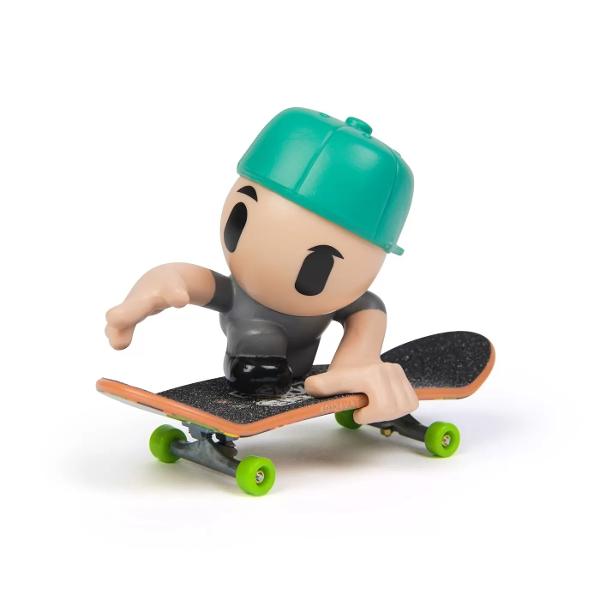 &Icircnvata cum sa faci fingerboarding cu noul Tech Deck Echipa Sk8  Fiecare pachet vine cu o placa Tech Deck si un membru al Echipei Sk8 pentru a incepe colectia Cu 6 figuri Echipa Sk8 de colectionat imbunatateste-ti abilitatile pentru a stapani miscari precum ollies si power slides Pune-ti membrul echipei de skateboarding pe puntea de skateboard si incepe sa exersezi Scaneaza codul QR pentru tutoriale video pentru a studia miscarile preferate Ia-ti Echipa Sk8 intr-o aventura cu 