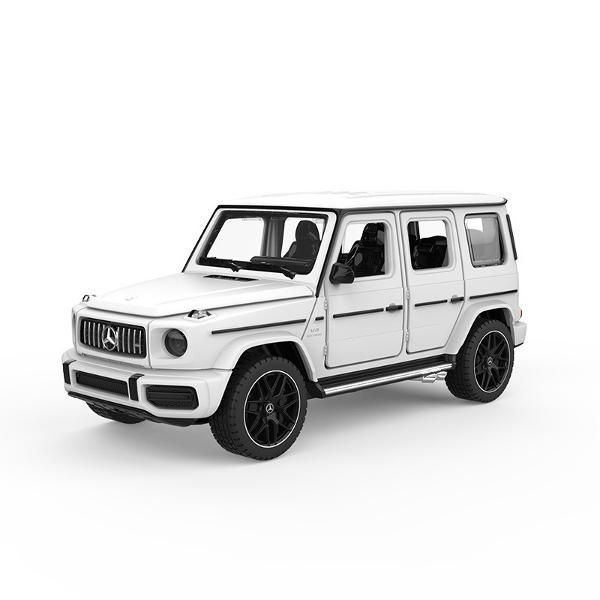 Masinuta are proportiile ideale pentru momente pline de distractie si amuzament avand dimensiunile in centimetri dupa cum urmeaza  199585 Masinuta metalica MERCEDED BENZ AMG G63 scara 1 la 32 are anvelope de cauciuc si un design detaliat interior-exterior realizat din material metalic turnat cu accesorii realizate din material plastic portiere de calitate superioara Copilul dumneavoastra se poate juca in voie cu masina metalica MERCEDED BENZ AMG G63 oferita de brandul international 