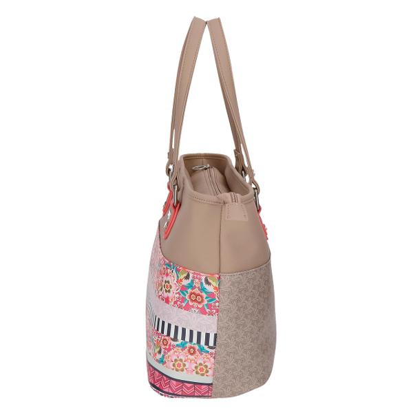 Geanta mana 42 cm Catalina Nature - 1 compartiment material piele ecologica imprimeu floral dimensiune 42x265x15 cm maner superiorGeanta umar cu licenta Catalina Estrada colectia Catalina Nature este recomandata pentru adolescenti si femei CaracteristiciTipGeanta umarColectieCatalina NatureCuloareImprimeu 