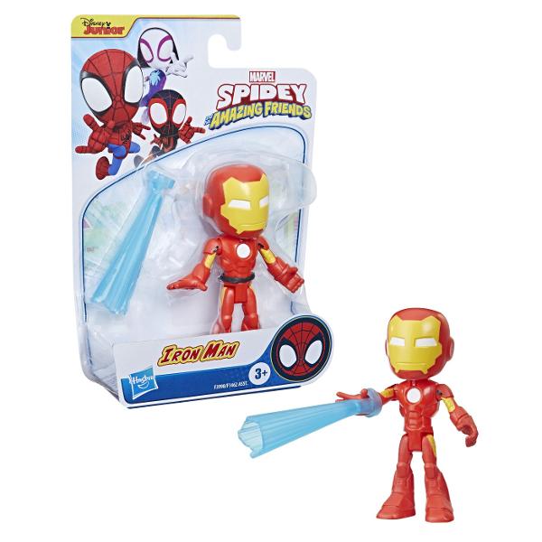 Spidey si prietenii lui uimitori sunt pregatiti de aventuri cu panza de paianjen cu aceste figurine inspirate de noul desen animat Figurinele de 10 cm au 6 puncte de articulatie si design specific Copiii pot colectiona intreaga echipa pentru a retrai aventuri pline de distractie la fel ca in serial Fiecare figurina dispune de un accesoriu specific personajului Sortimentul include personajele Spider-Man Miles Morales Spinn Ghost-Spider Ghost si Green Goblin Fiecare figurina se vinde 