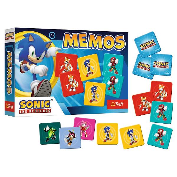 Jocul de memorie Trefl - Sonic the Hedgehog este alegerea perfecta pentru orice mic fan Sonic care doreste sa-si testeze memoria alaturi de ariciul albastru legendar si prietenii sai &Icircn acest joc captivant copiii isi pot exersa abilitatile de observatie si memoria cautand perechi de carti colorate Pe langa Sonic pe cartile de joc apar si personaje populare precum Tails Knuckles si Amy astfel incat copiii sa se poata cufunda cu usurinta in universul Sonic Scopul jocului este 