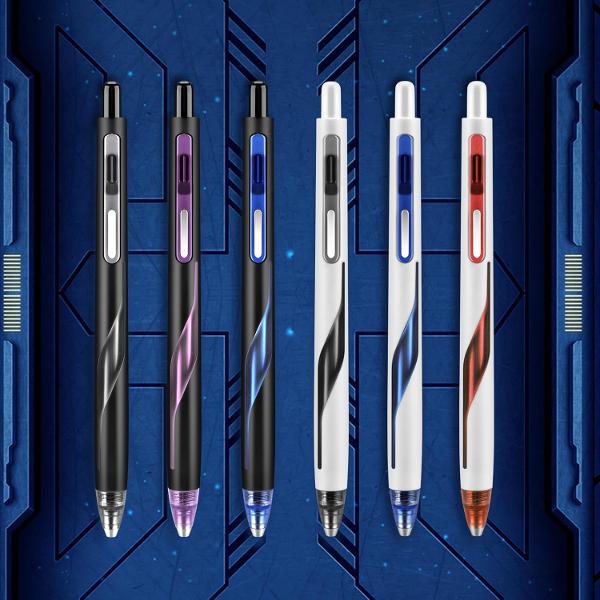 - roller cu uscare rapida Space Up Writech- varf tip bullet cu scriere de 07 mm- tehnologia centrului de greutate scazut si cu 2 bile in varf ofera un control superior si stabilitate pentru o scriere lina si precisa- sistem de click silentios brevetat- clip care se clipseaza in corpul rollerului pentru ai intari designul futurist