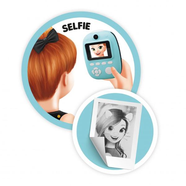 O camer&259; foto cu o imprimant&259; încorporat&259; pentru a v&259; p&259;stra cele mai frumoase amintiri Imprimare alb-negru f&259;r&259; cerneal&259; cu tehnologie termosensibila Este inclus un card micro SD de 4 GB pentru a v&259; salva fotografiile &537;i chiar pentru a realiza videoclipuri3 role de hârtie incluse Pute&539;i imprima 100 de fotografii cu cele 2 role standard &537;i 20 de autocolante cu rola cu adeziv Dimensiune fotografie 7 x 55 