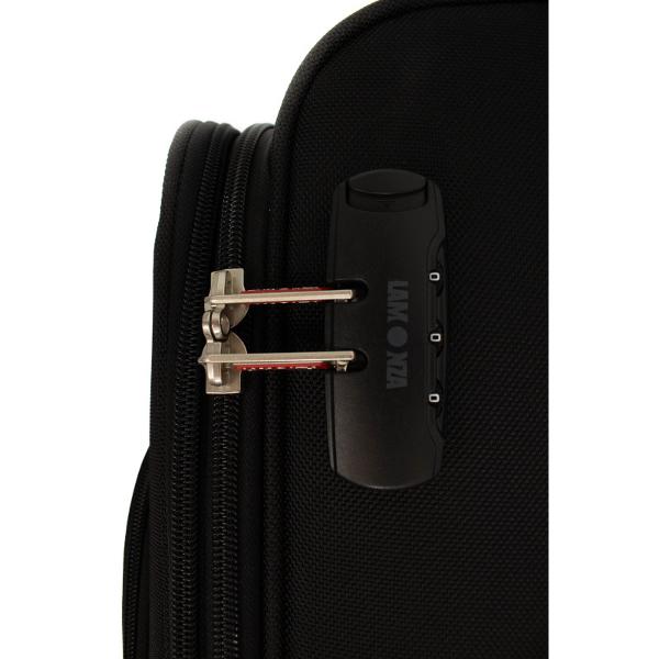 Material impermeabilTroler cu 4 roti prevazut cu un buzunar frontal cu fermoar Placuta identificareManer lateral si superior pentru toate dimensiunile si deasemenea maner plastic in partea de jos a trolerului pentru o manevrare mai usoaraTroler mediu si mare expandabil 30 spatiuTrolerul mare si mediu au in partea opusa manerului lateral 2 picioruse transversale care permit asezarea trolerului fara a atinge solul evitandu-se astfel 