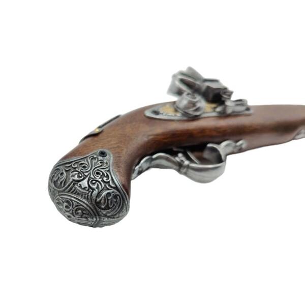 Pistol englezesc George Washington – replic&259; sec XVIIGeorge Washington personalitate marcant&259; a istoriei americane a fost comandant al Armatei Continentale în timpul R&259;zboiului de Independen&539;&259; &537;i ulterior primul pre&537;edinte al Statelor Unite ale AmericiiAceast&259; replic&259; 