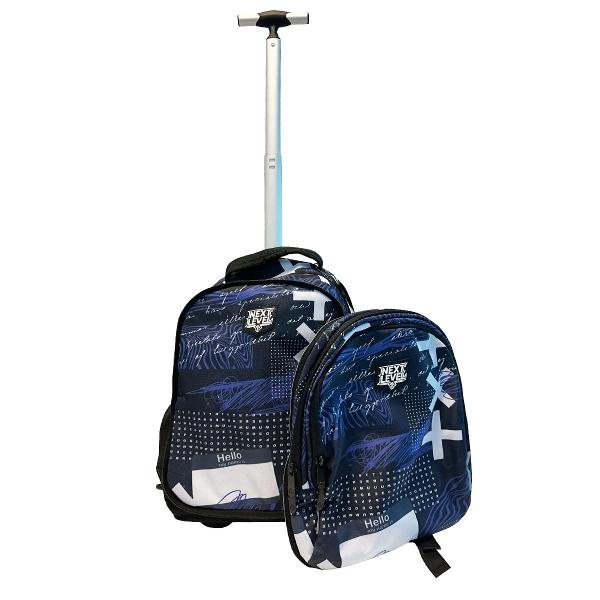 Acest troller usor si anatomic este proiectat pentru a oferi confort si functionalitate maxima Fabricat din materiale rezistente la apa este ideal pentru orice conditii meteorologice si ofera un design ergonomic cu bretele moi ajustabile si buretate care asigura un confort sporit la purtareTrollerul dispune de un sistem de transport cu maner telescopic si roti de cauciuc durabile facilitand deplasarea usoara Un buzunar ascuns impermeabil protejeaza rotile asigurand 