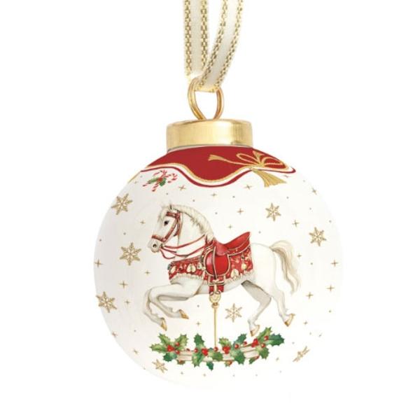 Îmbog&259;&539;e&537;te atmosfera s&259;rb&259;torilor cu acest glob de Cr&259;ciun elegant din ceramic&259; parte din colec&539;ia Christmas Tale de la Easy Life Cu un design rafinat &537;i o dimensiune compact&259; de 7 cm globul 