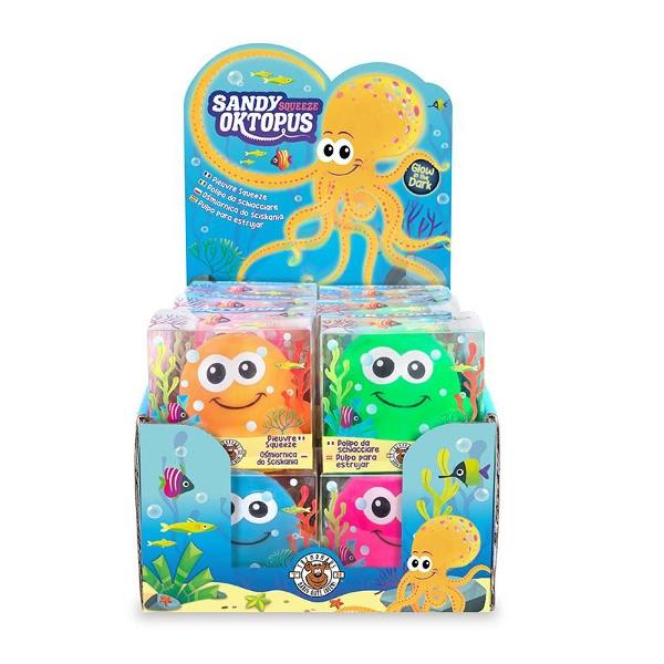 Aceast&259; caracati&539;&259; fosforescent&259; cu o suprafa&539;&259; moale este companionul perfect antistres - elimin&259; instantaneu tensiunea &537;i stresul &537;i str&259;luce&537;te chiar &537;i în întuneric Pur &537;i simplu strânge&539;i strânge&539;i &537;i distra&539;i-v&259; Umplutur&259; pulbere PVA dimensiune aprox 85 x 85 x 60 cmDisponibil&259; în 4 culori diferite 