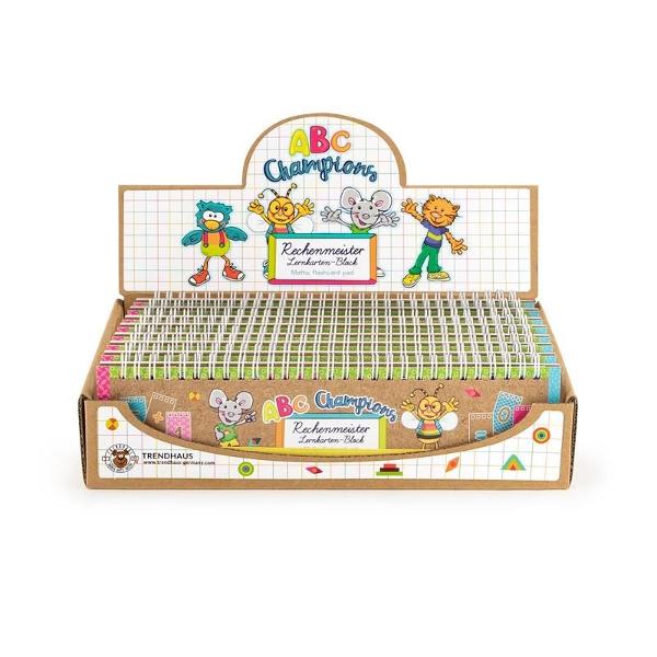 Devino maestru al aritmeticii Indiferent dac&259; aduni scazi înmul&539;e&537;ti sau împ&259;r&539;i – cu acest bloc de c&259;r&539;i de înv&259;&539;are fabricat din carton rezistent &537;i cu spiral&259; copiii pot înv&259;&539;a &537;i exersa cu sârguin&539;&259; opera&539;iile aritmetice de baz&259; cu u&537;urin&539;&259; Întorcând c&259;r&539;ile po&539;i descoperi în mod constant noi probleme 