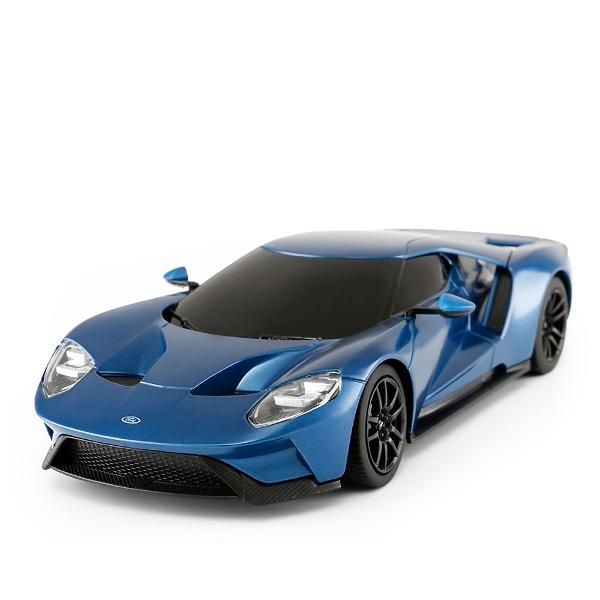 Copilul dumneavoastra se poate juca in voie cu masina cu telecomanda Ford GT scara 1 la 24 oferita de brandul international Rastar Nicio cursa nu este imposibil de castigat cu acesta masinuta replica oficiala cu licenta a modelului original construita cu mare atentie la detalii Masinuta are proportiile ideale pentru momente pline de distractie si amuzament avand dimensiunile in centimetri dupa cum urmeaza  1899252Masinuta functioneaza pe frecventa de 24GAlimentarea se face astfel  